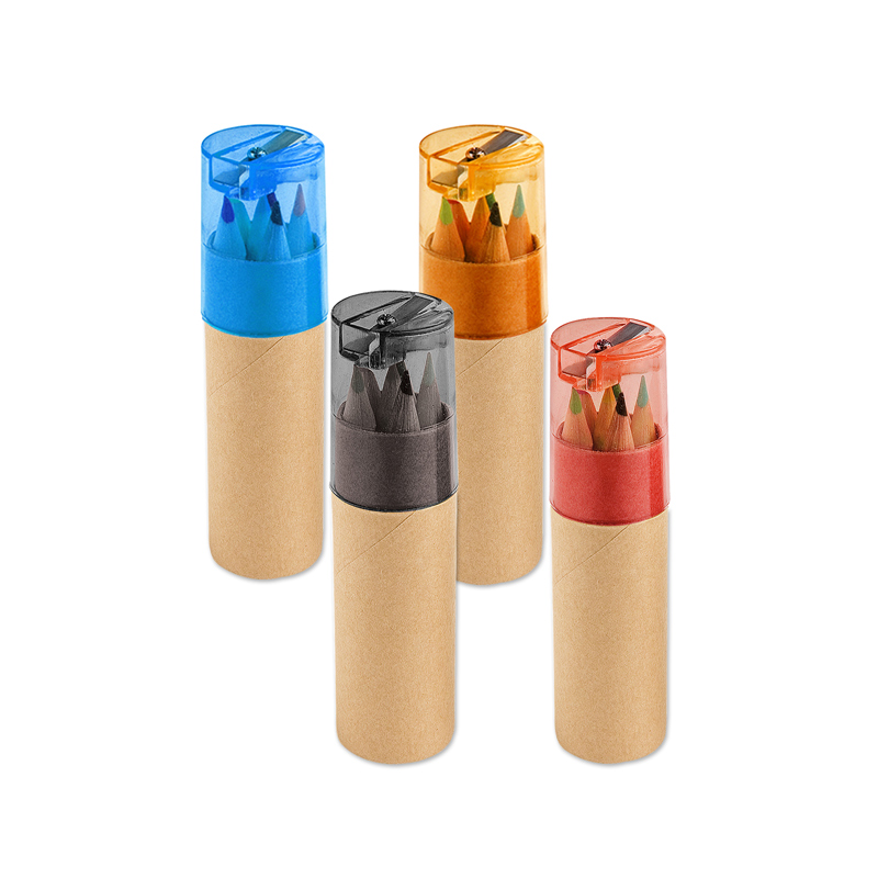 Kit com 6 Mini Lápis Promocional - imagem 1